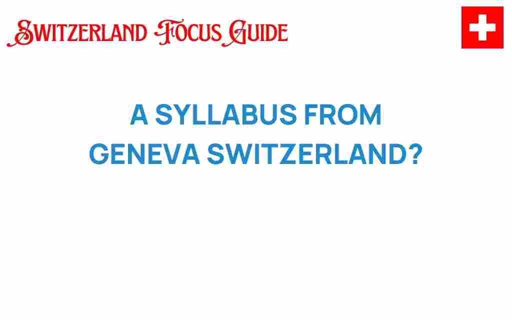 geneva-syllabus