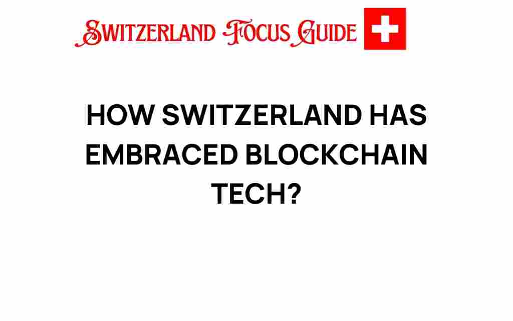 switzerland-blockchain-technology