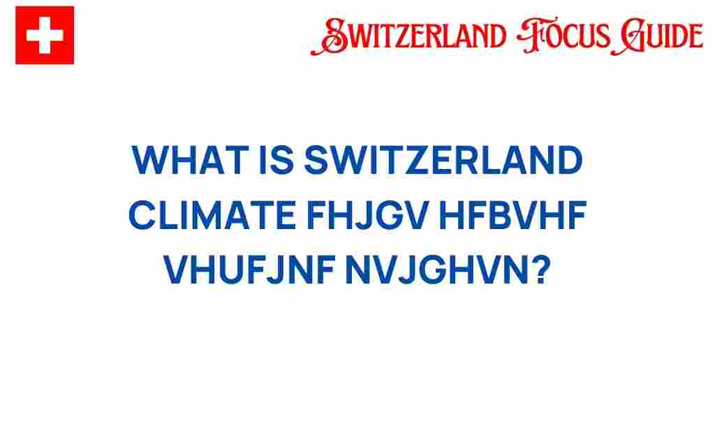 switzerland-climate