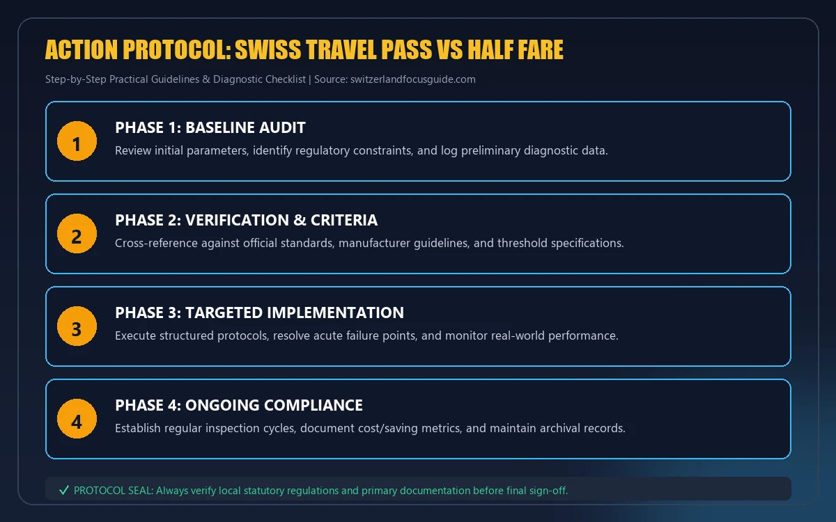 Step-by-step implementation protocol for swiss travel pass vs half fare