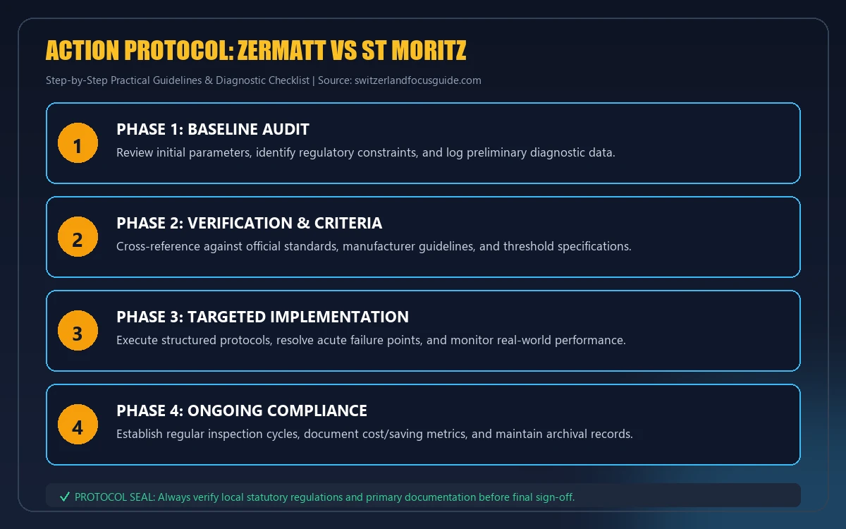 Step-by-step implementation protocol for Zermatt vs St Moritz