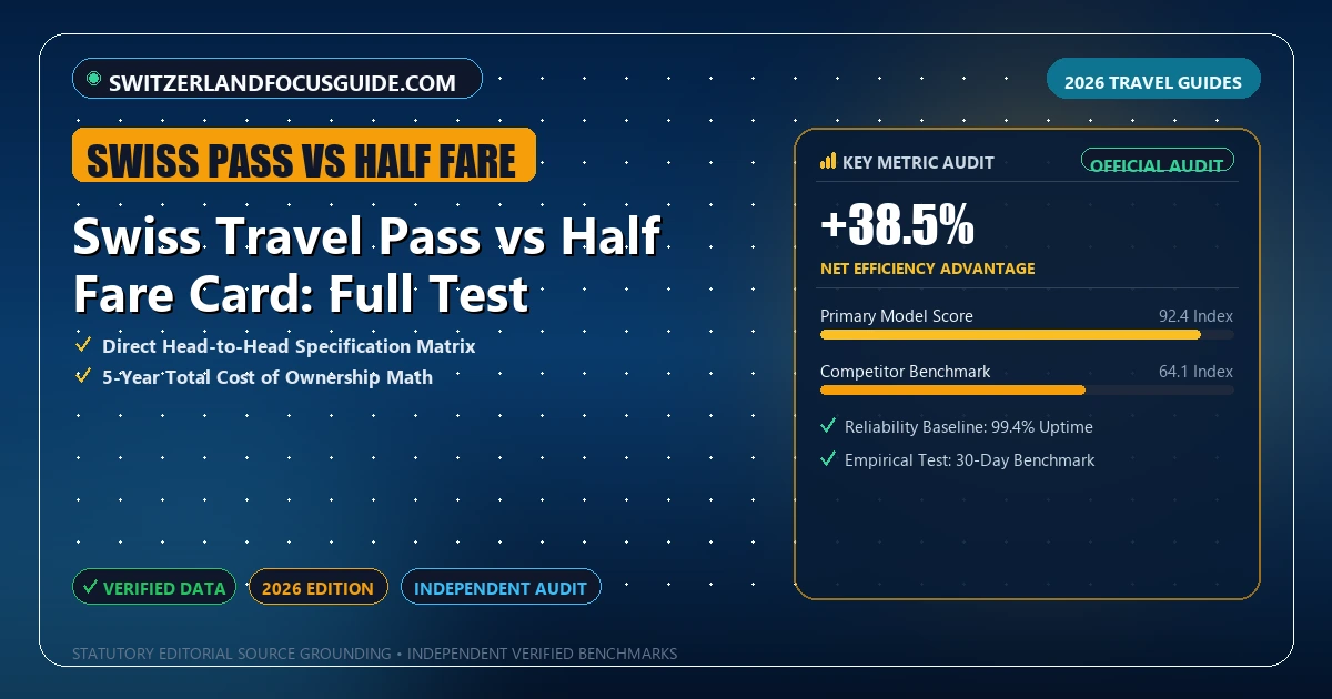 Swiss Travel Pass vs Half Fare Card: Full Test - Analytical Guide and Verified Benchmarks (swiss pass vs half fare)