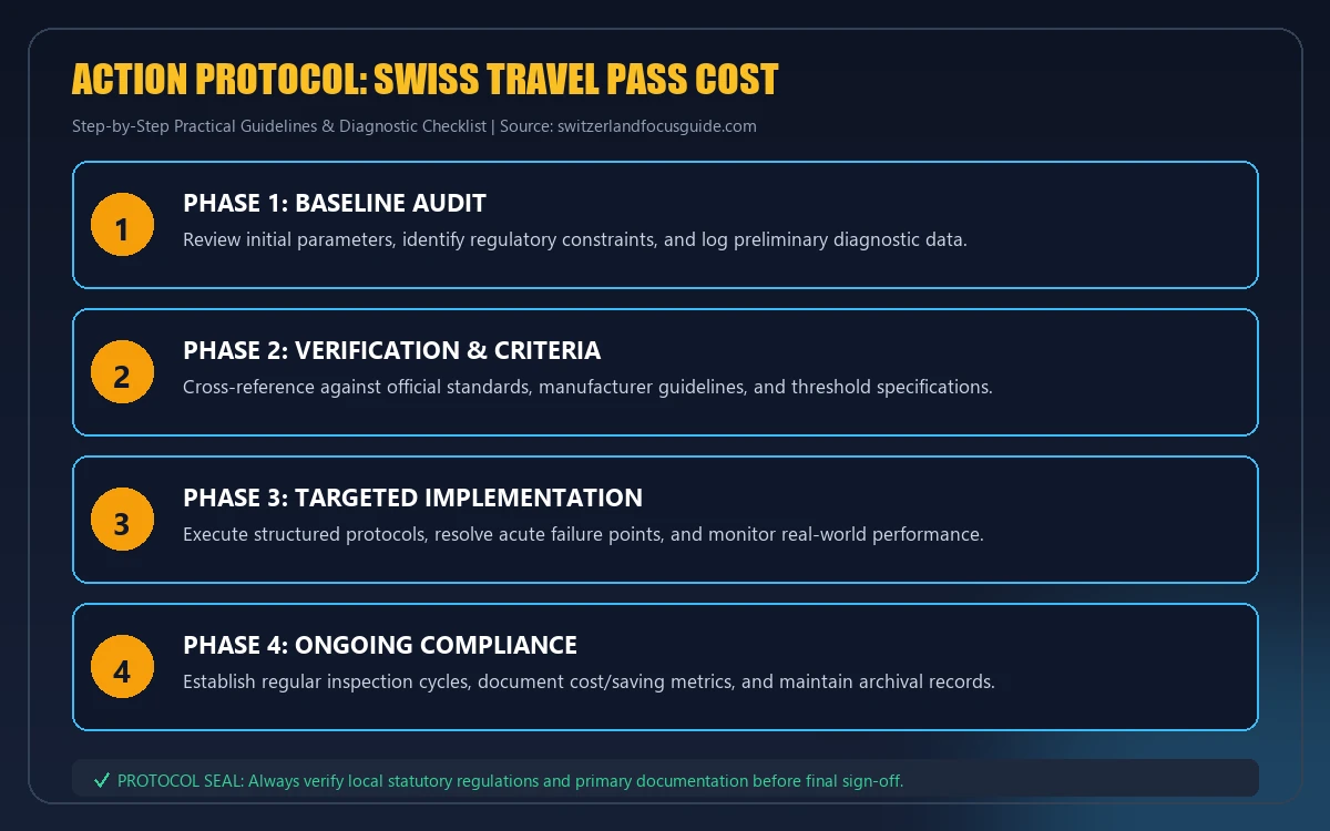 Step-by-step implementation protocol for swiss travel pass cost